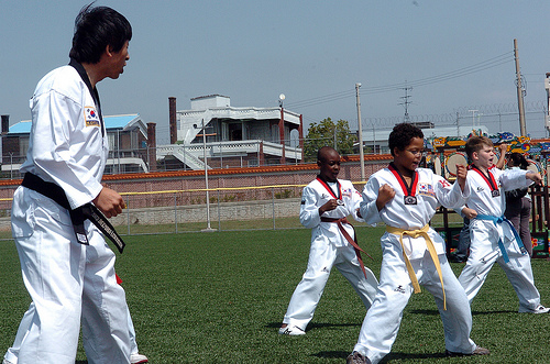 kids tae kwon do photo